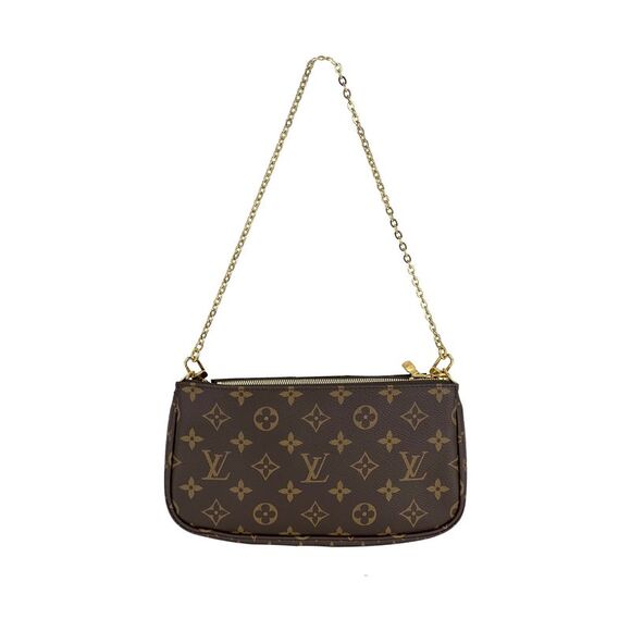 Louis Vuitton Shoulder Bag Multi Pochette Accessoires Monogram Canvas Brown - Picture 3 of 8